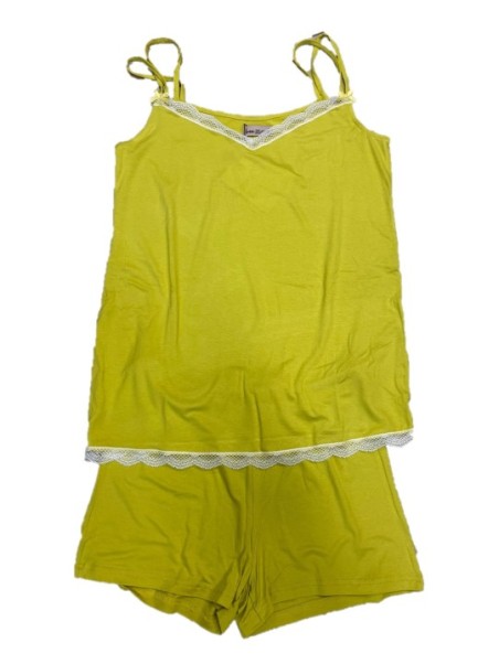 Bisbigli Pigiama donna in viscosa elasticizzata bretellina art. 02654
