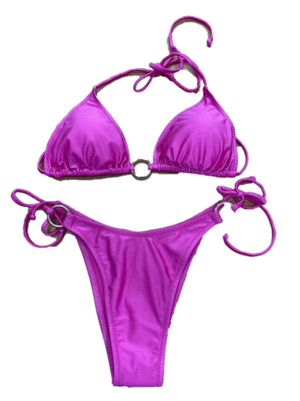 Summer Queen Bikini triangolo sfoderabile slip lacci made in Italy art. SQ9024