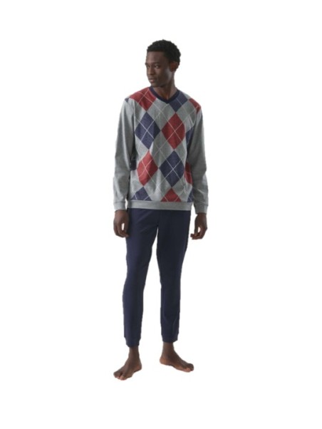 Ragno Pigiama uomo in caldo cotone art. U532N2