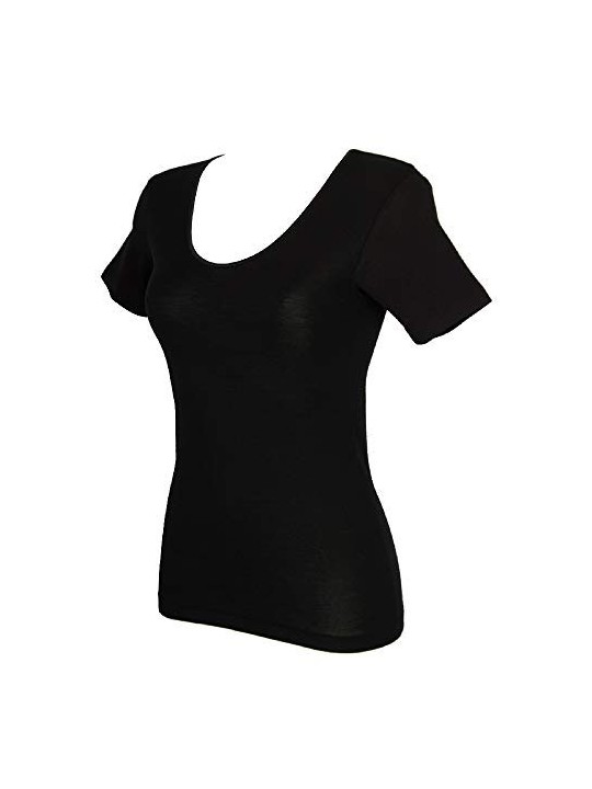 Ragno Maglia donna manica corta merino seta art. 074027