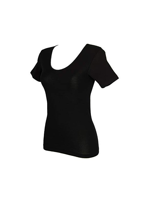 Ragno Maglia donna manica corta merino seta art. 074027