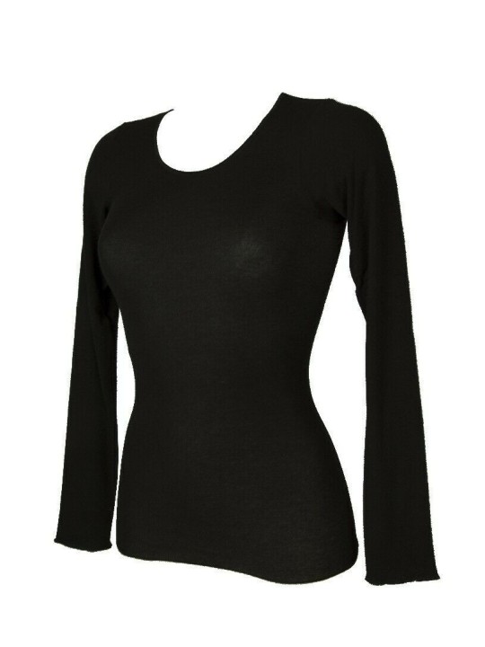 Ragno Maglia donna manica lunga in modal e cachemire linea Cachemirette art. DC18AB