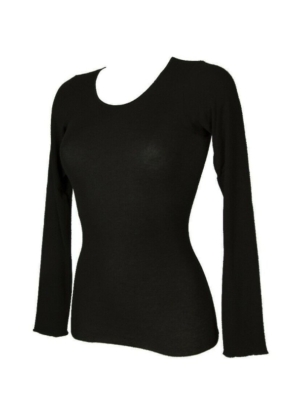 Ragno Maglia donna manica lunga in modal e cachemire linea Cachemirette art. DC18AB