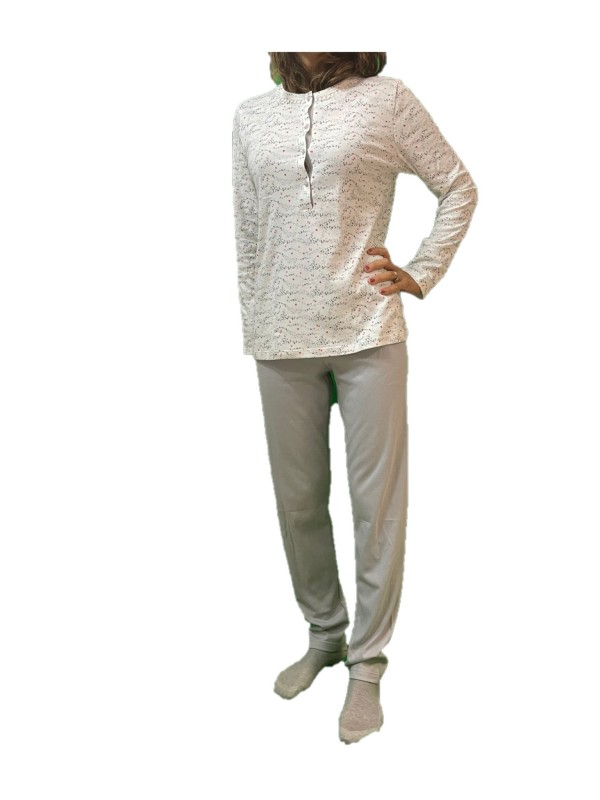 Linclalor Pigiama donna in caldo cotone art. 92776