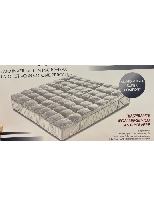 Zambaiti Topper per il materasso made in Italy art. relax