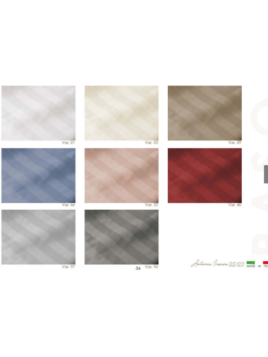 Zambaiti Completo lenzuola matrimoniali in raso di puro cotone Made in Italy art. raso