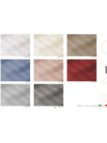 Zambaiti Completo lenzuola matrimoniali in raso di puro cotone Made in Italy art. raso