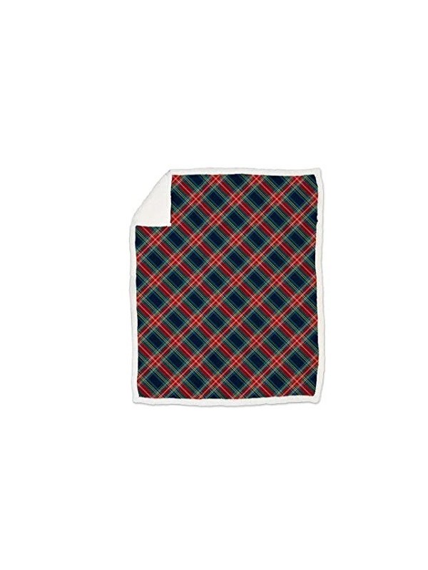 Daunex Coperta in morbido coral stampato con retro agnellato art. British