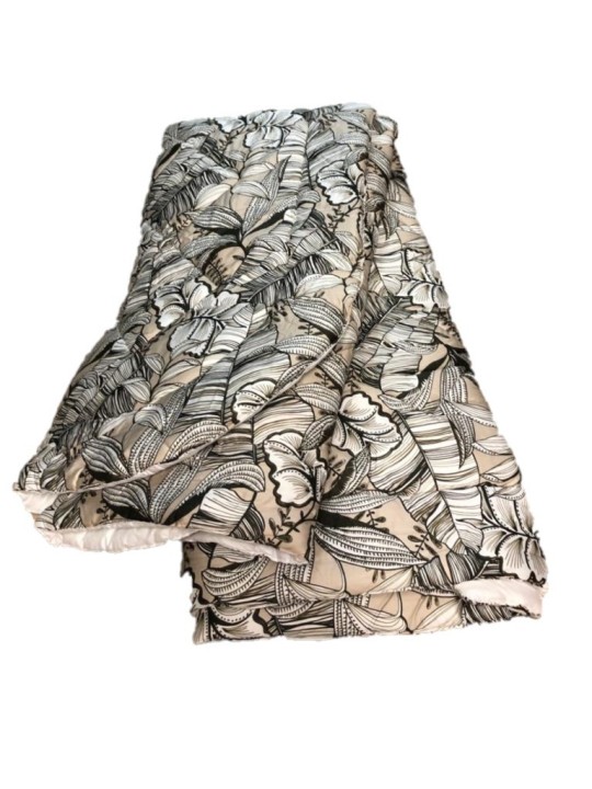 Cassera Trapunta matrimoniale in raso di puro cotone made in italy art. 0187