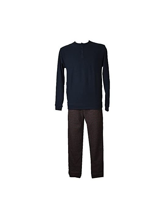 Ragno Pigiama uomo in cotone felpato punto milano art. U592N1
