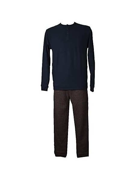 Ragno Pigiama uomo in cotone felpato punto milano art. U592N1
