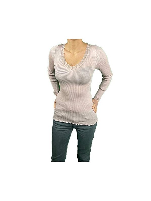 EMMEBIVI Maglia Manica Lunga Lana Seta Art. 91614