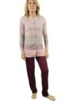 Bisbigli Pigiama donna in viscosa elasticizzata aperto davanti art. 02775