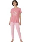 Ragno Pigiama donna in puro cotone manica corta pantalone lungo art. DG15N8