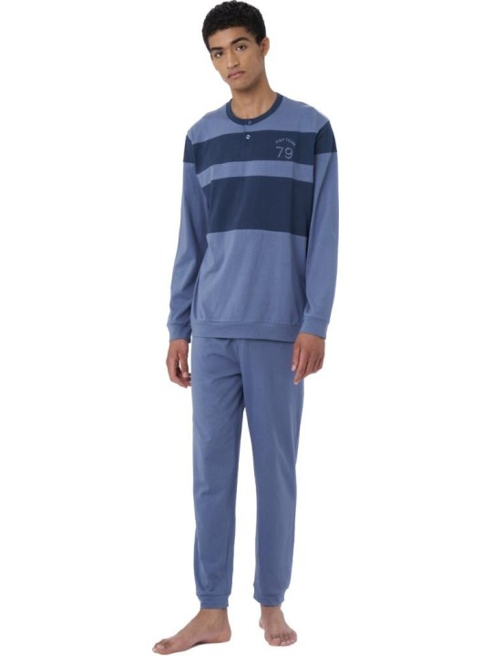 Ragno pigiama uomo in puro cotone art. U649N1
