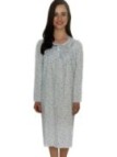 Linclalor Camicia da notte in batista di puro cotone art. 30826