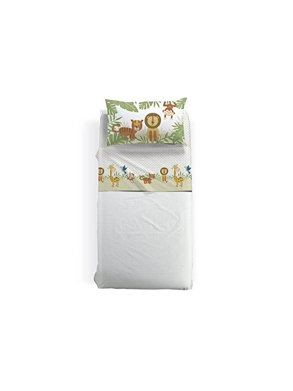 Caleffi Completo lenzuola in puro cotone stampato art. Tropical