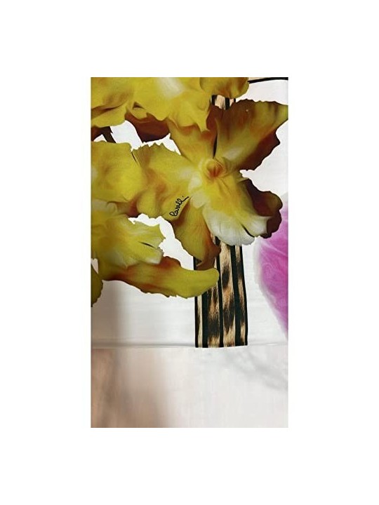 Roberto Cavalli Copriletto trapuntato leggero in raso di puro cotone made in Italy art. Foulard
