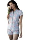 Magic Dream Pigiama donna in fresco bamboo aperto davanti art. 8601