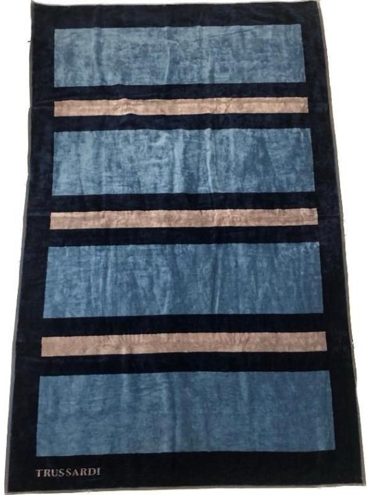 Trussardi Telo in spugna di puro cotone art. Rows