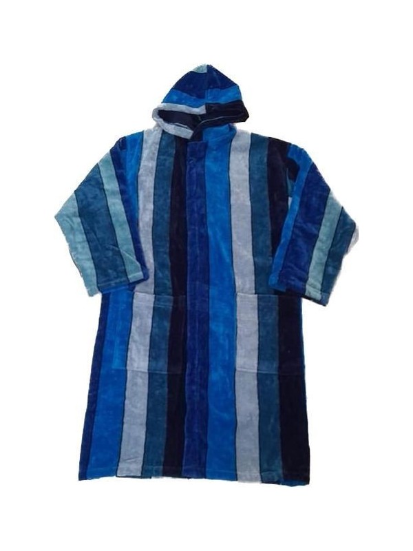 Carrara Accappatoio unisex in spugna velur di puro cotone art. Tropics