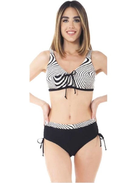 David Bikini donna coppa C sfoderabile slip regolabile in altezza art. DA23-115