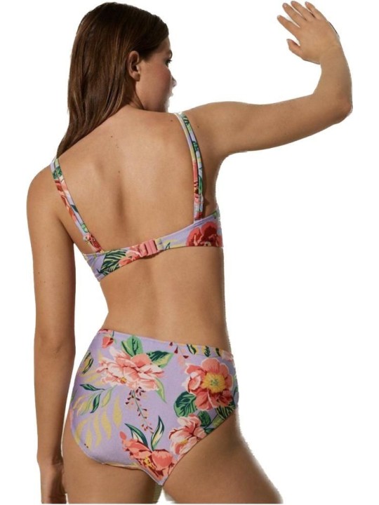 Ysabel Mora Bikini donna con ferretto minimizer coppa D slip alto modellante art. 82272