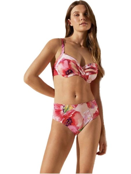 Ysabel Mora bikini donna modellante con ferretto coppa C slip alto art. 82396