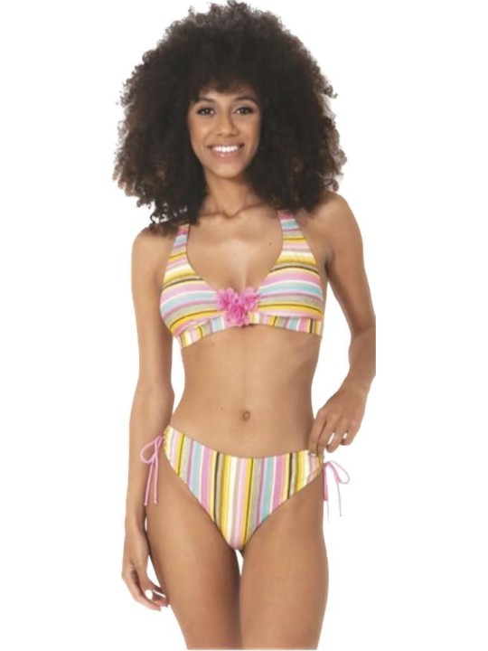 Vacanze Italiane Bikini triangolo sfoderabile slip medio art. VI23-005