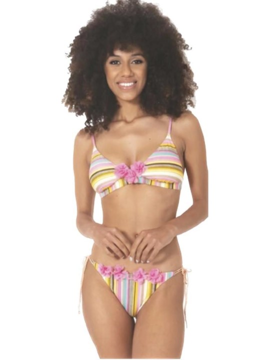 Vacanze Italiane Bikini triangolo sfoderabile slip basso art. VI23-004