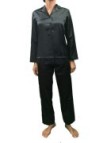 ANDRA Pigiama Donna Raso con Pizzo Art. 8421