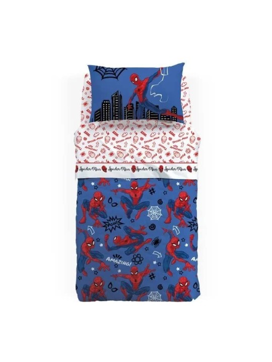 Caleffi Copriletto trapuntato leggero in cotone art. Spiderman Amazing