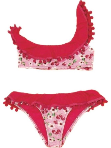Giadamarina Bikini bimba ragazza monospalla made in Italy art. PM1019