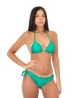 Summer Queen Bikini triangolo fru fru sfoderabile slip lacci made in Italy art. SQ39