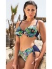 Haideah bi Giadamarina Bikini ferretto coppa C slip alto made in Italy art. H03