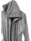 Accappatoio unisex in spugna di puro cotone con profilo art. Smith