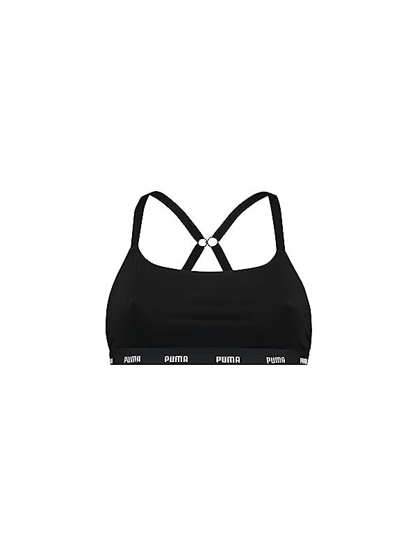 Puma Bralette con incrocio in cotone