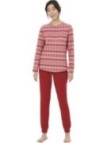 Ragno Pigiama donna in cotton ecopile punto milano art. DM16NU
