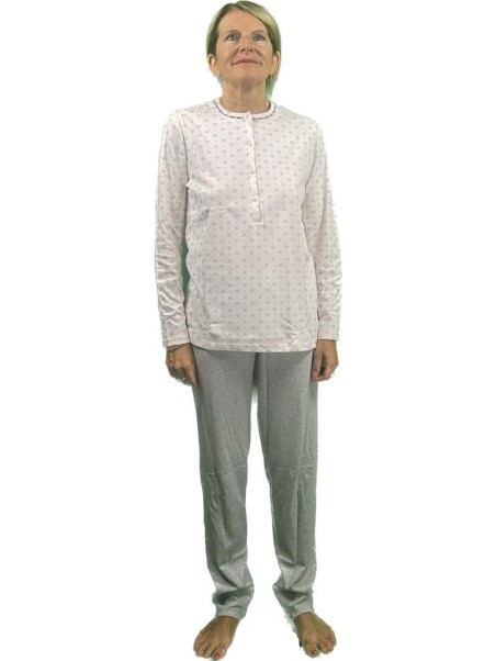 Linclalor Pigiama donna in caldo cotone art. 92911
