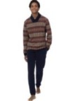 Ragno Pigiama uomo in punto milano cotton ecopile scollo a V art. U776N2