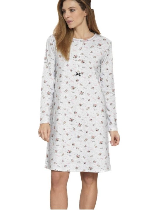 Bisbigli Camicia da notte in caldo cotona art. 92866