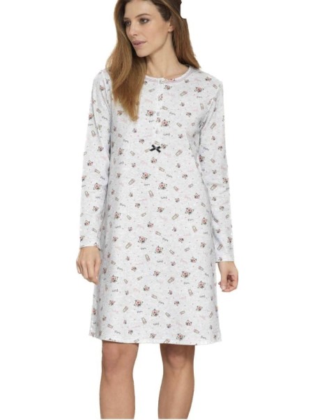 Bisbigli Camicia da notte in caldo cotona art. 92866