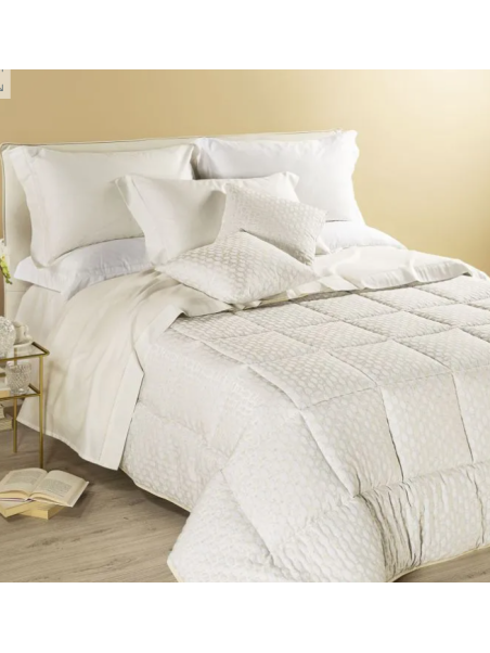 Caleffi Trapunta Gemma in Raso Jacquard di misto cotone