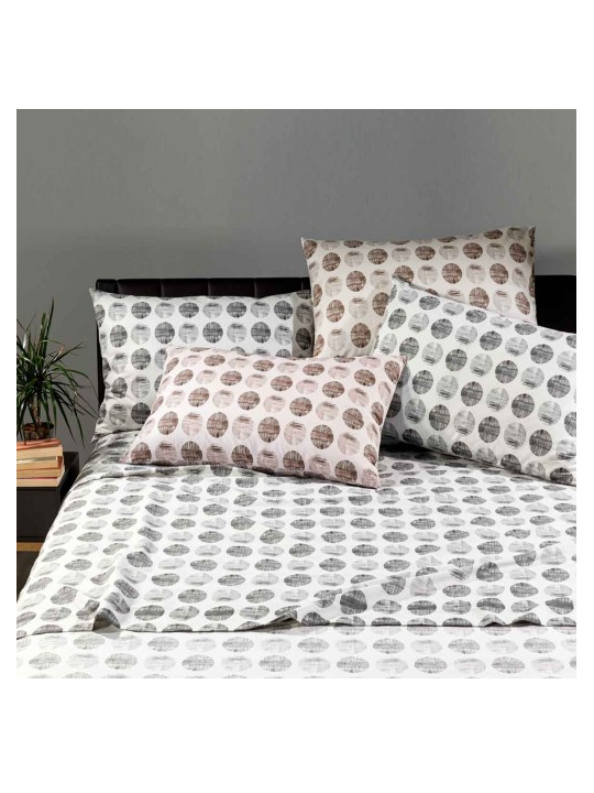 Caleffi Completo lenzuola in puro cotone stampato art. Denim