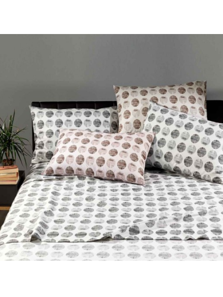Caleffi Completo lenzuola in puro cotone stampato art. Denim