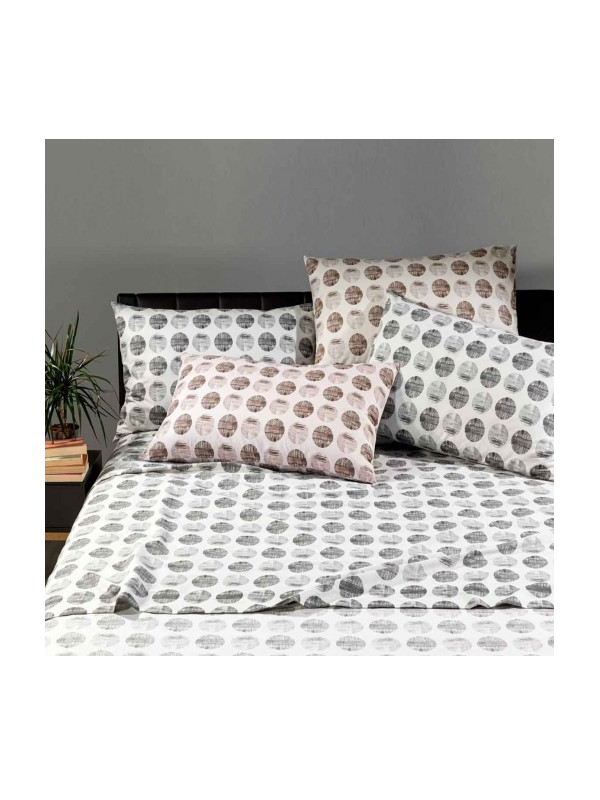 Caleffi Completo lenzuola in puro cotone stampato art. Denim