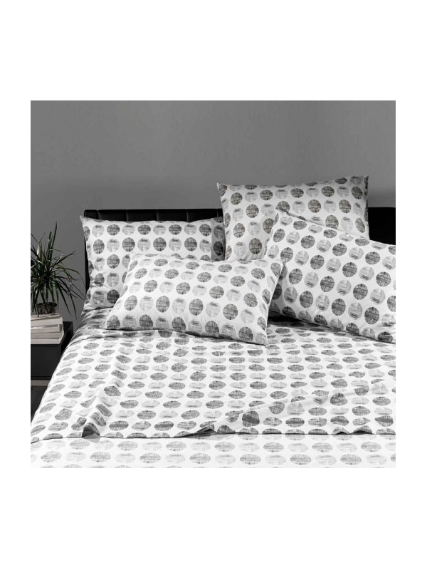 Caleffi Completo lenzuola in puro cotone stampato art. Denim