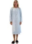 Linclalor Camicia da notte in cotone felpato punto milano art. 77875