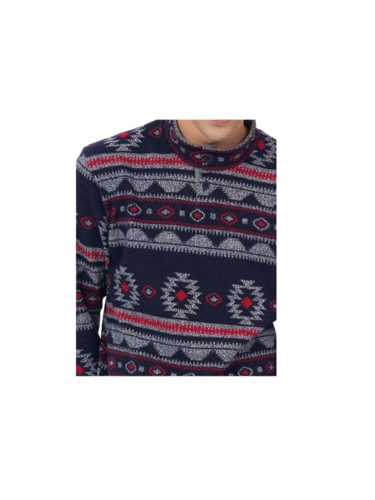 Ragno Pigiama uomo in Cotton ECO Pile collo coreana art. U777N5