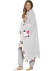 Bisbigli Plaid in morbido coral double face con applicazione pinguini art.